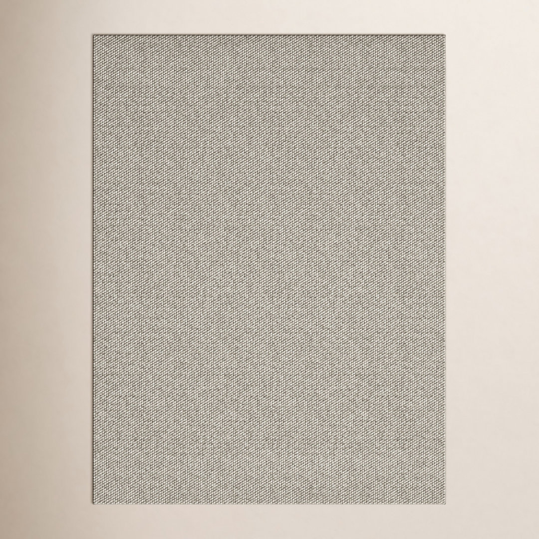 Elle Silver Hand-Woven Wool Rug